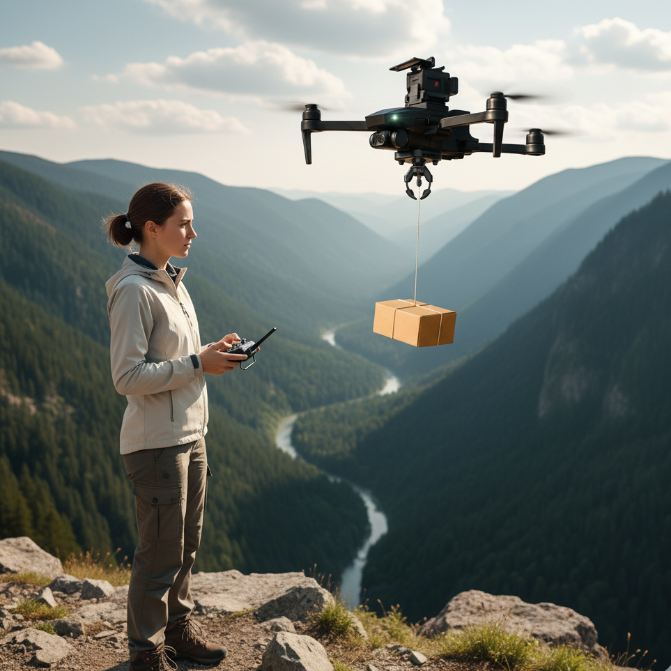 Dispositif de largage pour drone