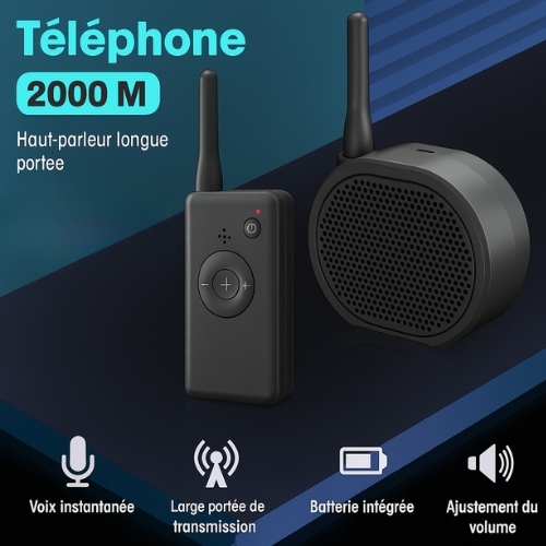 Mégaphone pour Drone avec télécommande