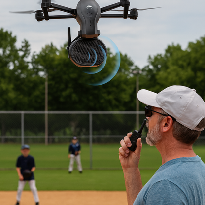 Mégaphone pour Drone avec télécommande